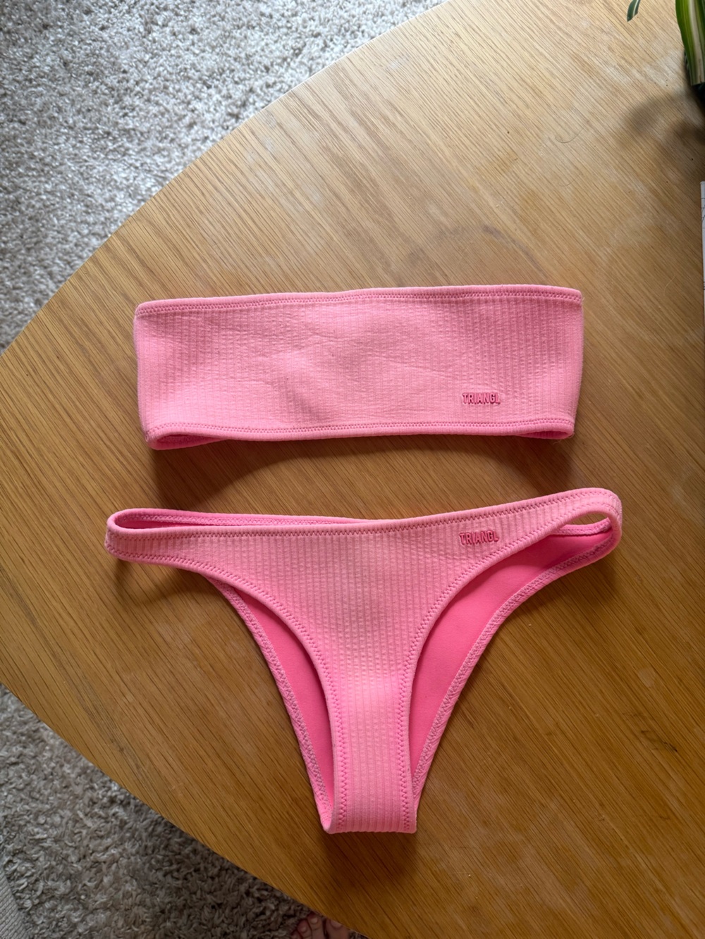 Triangl Strapless Bikini Set Size XXS/XS